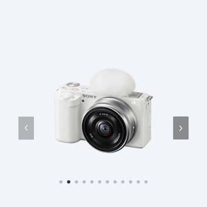 Sony Alpha ZV-E10 - APS-C Interchangeable Lens Mirrorless Vlog Camera Kit White